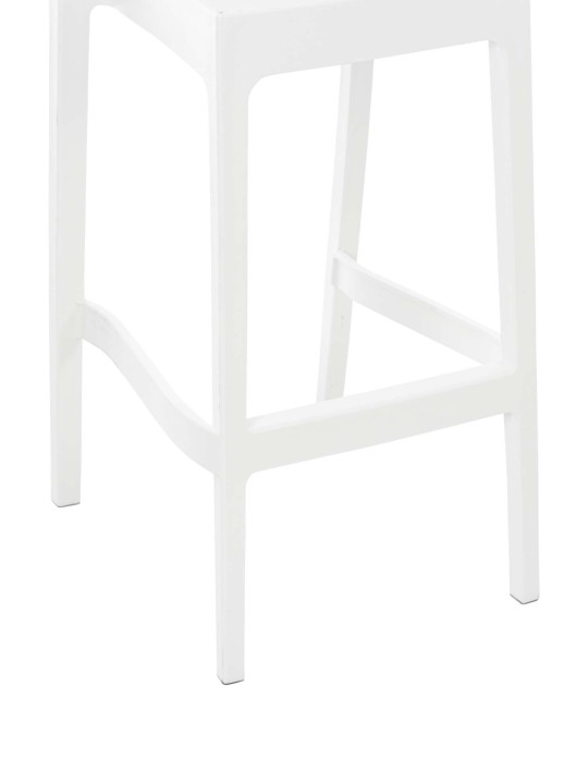 Set van 4 barkrukken Maya, wit