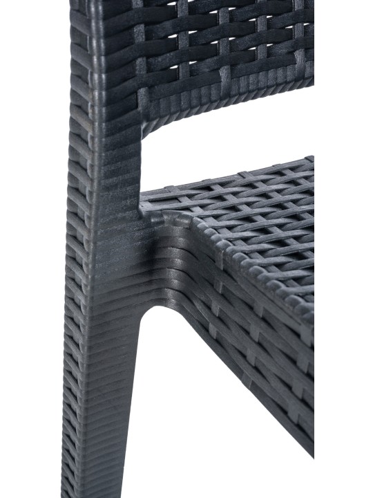 Set van 4 barkrukken Jamaica, donkergrijs