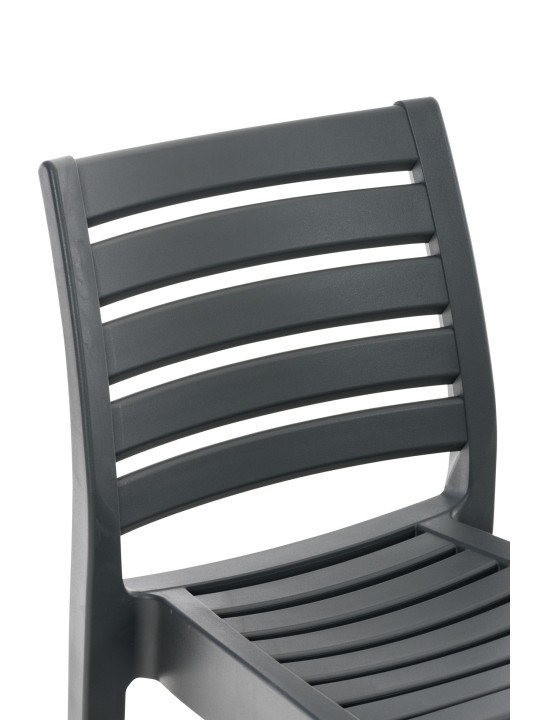 Set van 4 barkrukken Ares, donkergrijs