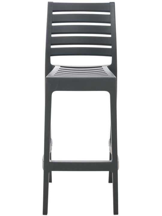 Set van 4 barkrukken Ares, donkergrijs