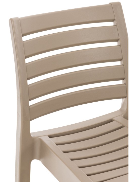Set van 4 barkrukken Ares, modderkleur