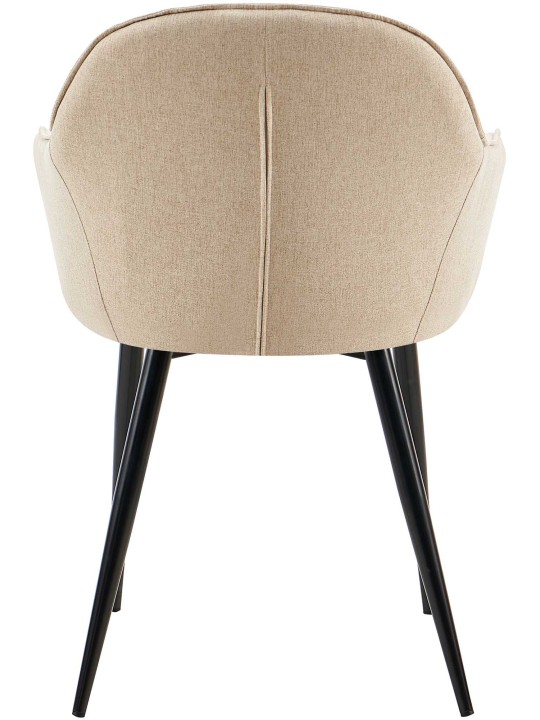 Eetkamerstoel Boise stof, taupe Eetkamerstoel Boise stof, taupe