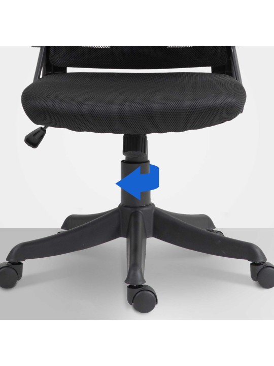 Bureaustoel Taos, zwart