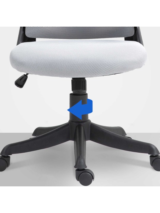 Bureaustoel Taos, grijs