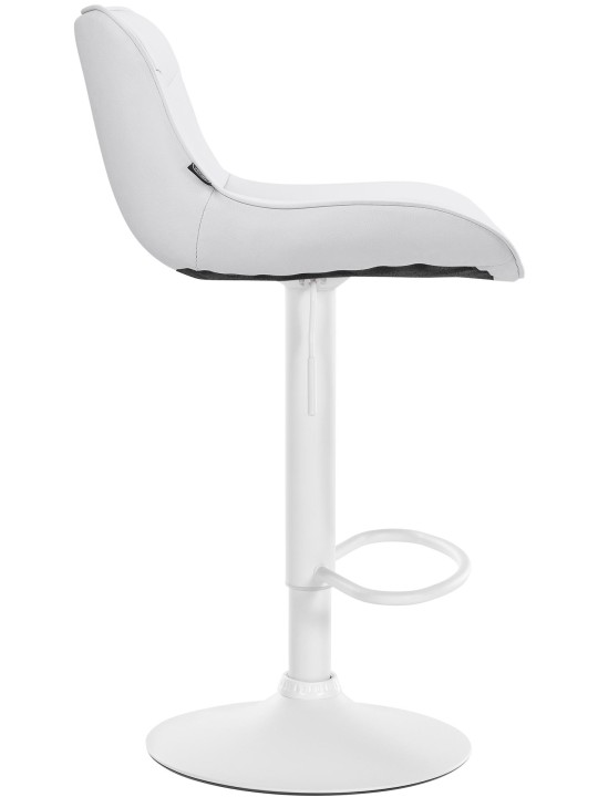 Set van 2 barkrukken Vonore kunstleer, wit