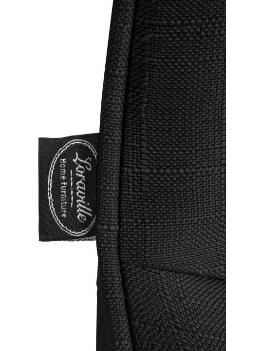 Set van 2 barkrukken Vonore stof chroom, zwart