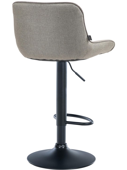 Set van 2 barkrukken Vonore stof, taupe