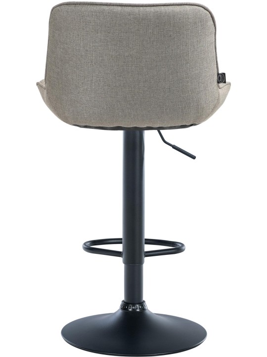 Set van 2 barkrukken Vonore stof, taupe