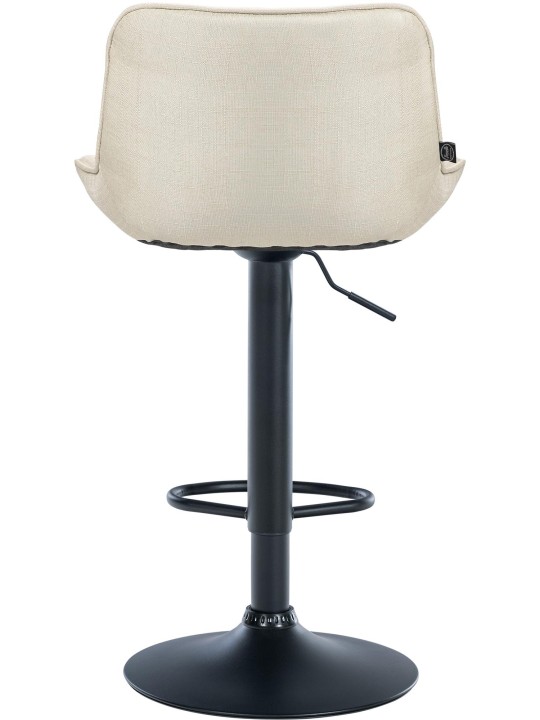 Set van 2 barkrukken Vonore stof, crème