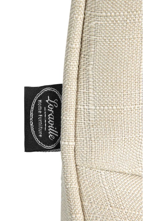 Set van 2 barkrukken Vonore stof, crème