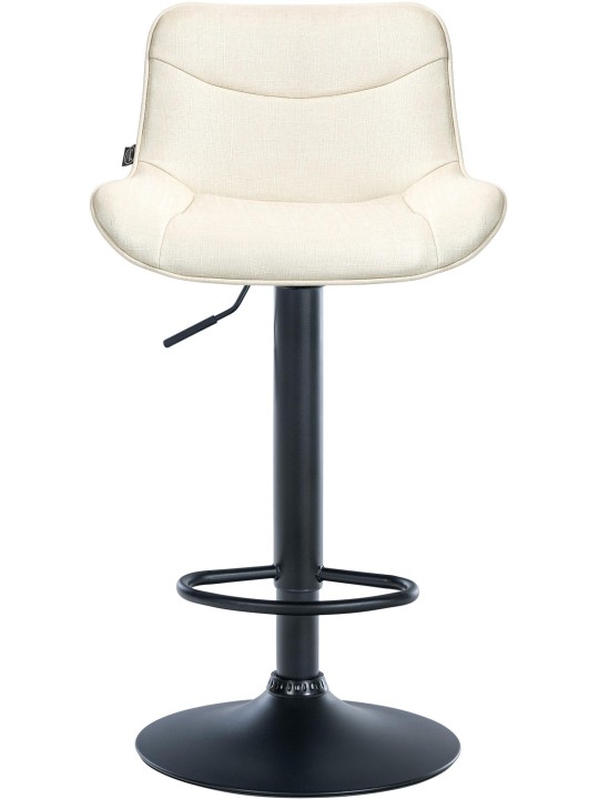 Set van 2 barkrukken Vonore stof, crème