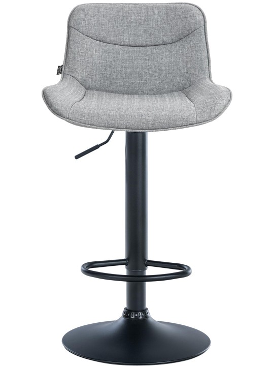 Set van 2 barkrukken Vonore stof, grijs Set van 2 barkrukken Vonore stof, grijs