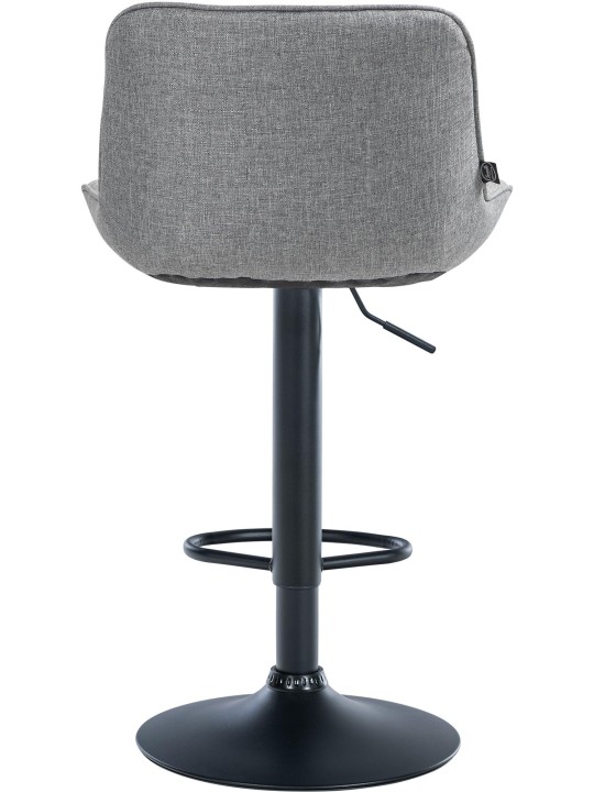 Set van 2 barkrukken Vonore stof, grijs Set van 2 barkrukken Vonore stof, grijs