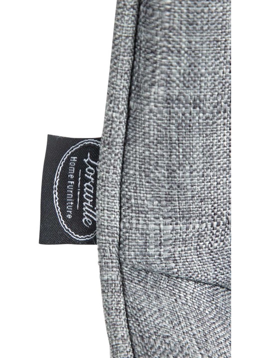 Set van 2 barkrukken Vonore stof, grijs Set van 2 barkrukken Vonore stof, grijs