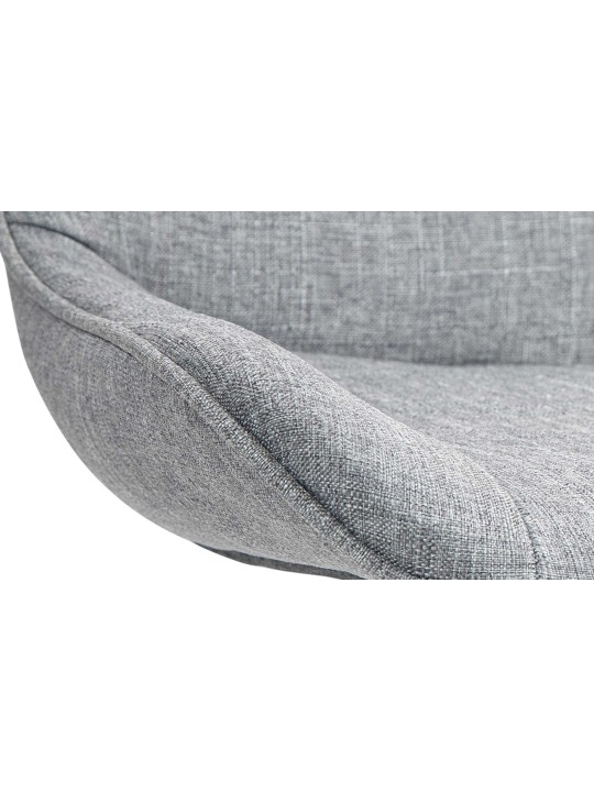 Set van 2 barkrukken Vonore stof, grijs Set van 2 barkrukken Vonore stof, grijs