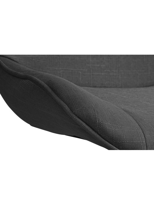 Set van 2 barkrukken Vonore stof, donkergrijs