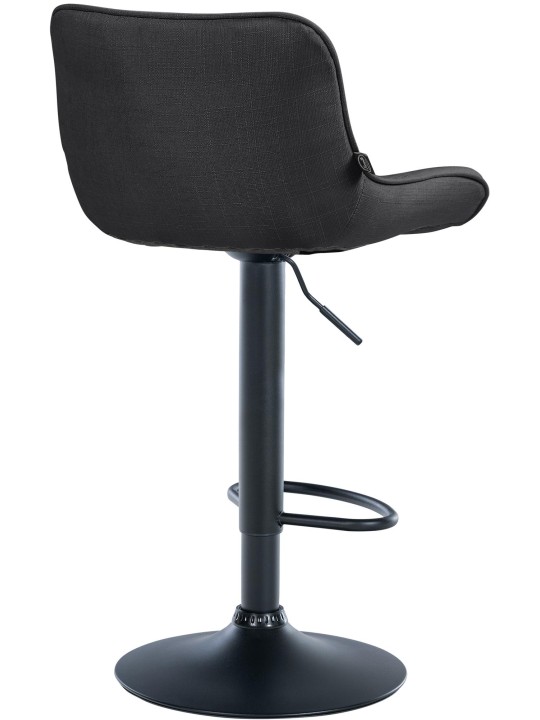 Set van 2 barkrukken Vonore stof, donkergrijs