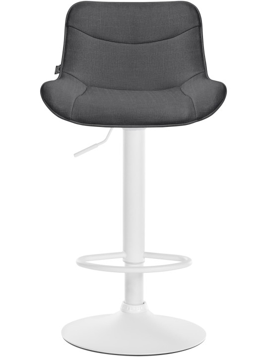 Set van 2 barkrukken Vonore stof, donkergrijs