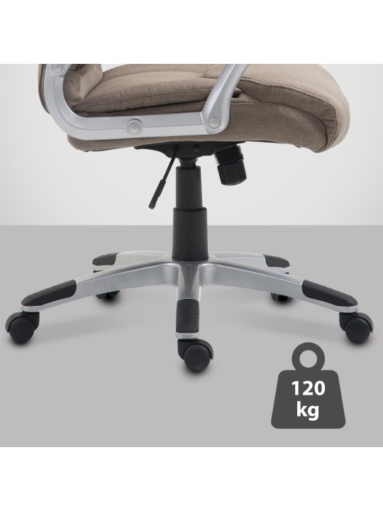 Bureaustoel Texas V2 stof, taupe