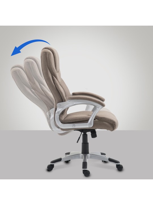 Bureaustoel Texas V2 stof, taupe