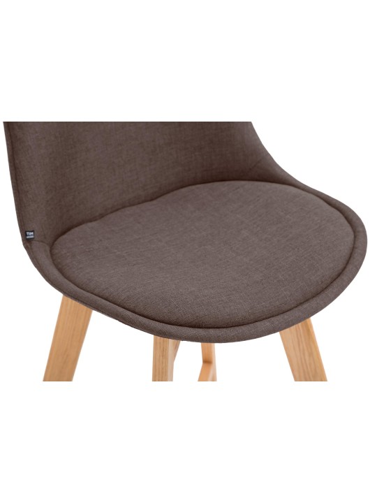 Barkruk Cannes stof Natura, bruin