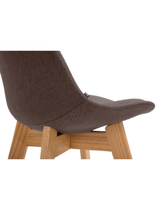 Barkruk Cannes stof Natura, bruin