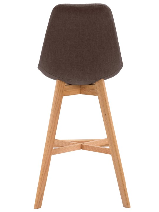 Barkruk Cannes stof Natura, bruin