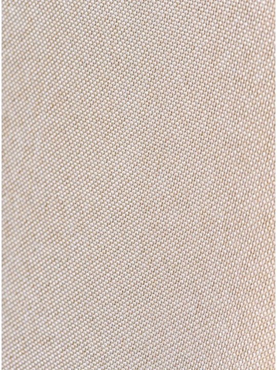 Set van 2 eetkamerstoelen Foley stof, eiken/crème