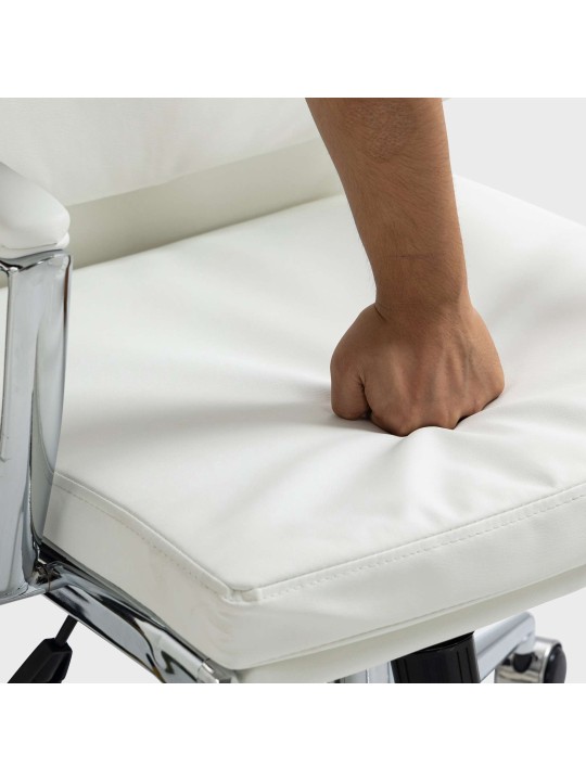 Bureaustoel Cleveland kunstleer, wit Bureaustoel Cleveland kunstleer, wit