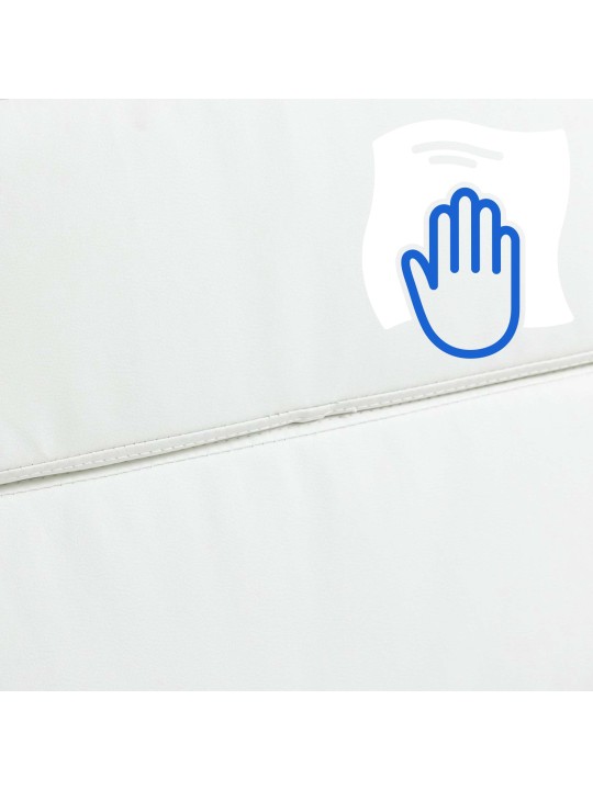 Bureaustoel Cleveland kunstleer, wit Bureaustoel Cleveland kunstleer, wit