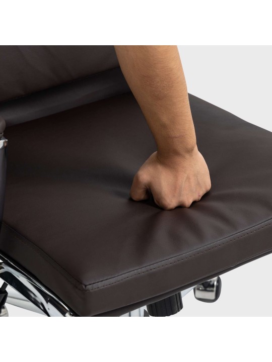 Bureaustoel Cleveland kunstleer, bruin Bureaustoel Cleveland kunstleer, bruin