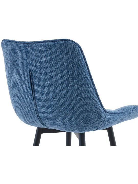 Set van 2 barkrukken Dartford stof, blauw