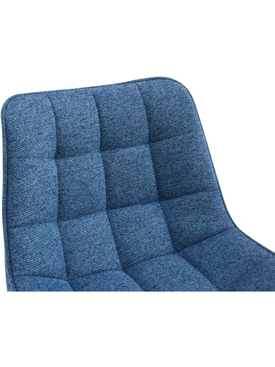 Set van 2 barkrukken Dartford stof, blauw