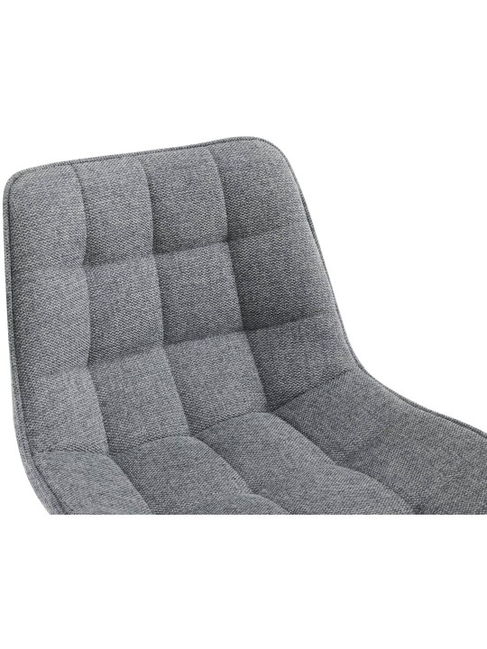Set van 2 barkrukken Dartford stof, grijs