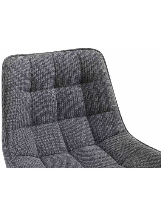 Set van 2 barkrukken Dartford stof, donkergrijs