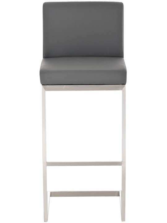 Set van 2 barkrukken Paros kunstleer, grijs