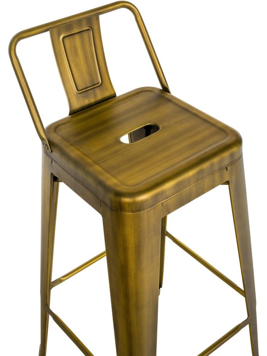 Set van 4 barkrukken Mason, goud