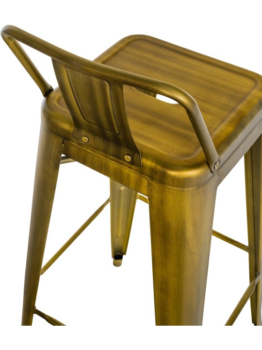 Set van 4 barkrukken Mason, goud