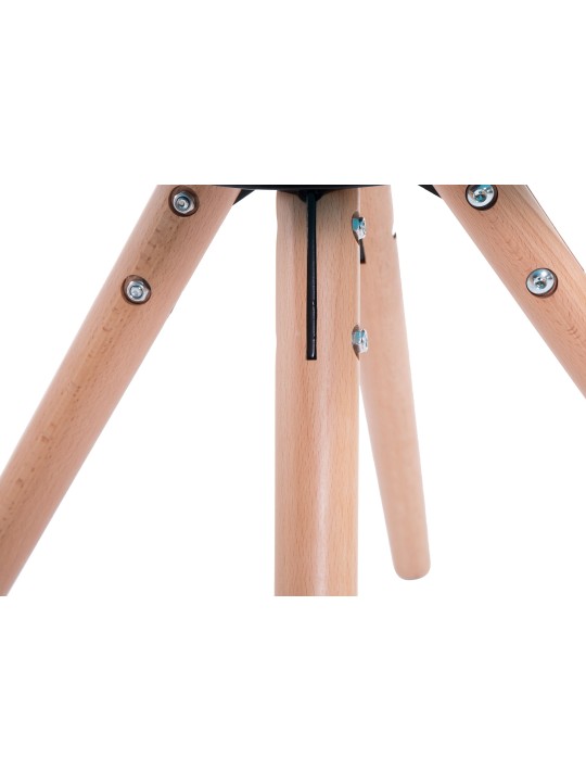 Bezoekersstoel Laval Natura rond, bruin