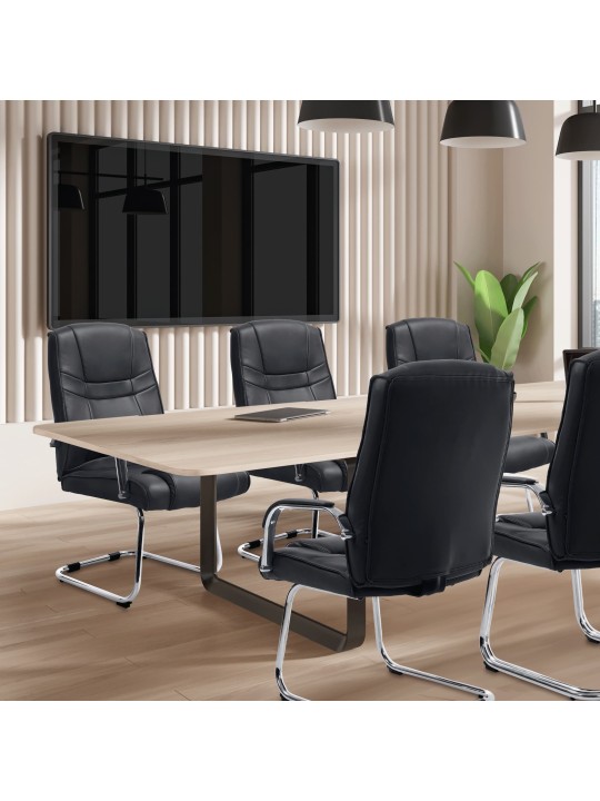 Set van 2 stoelen Attila, zwart Set van 2 stoelen Attila, zwart