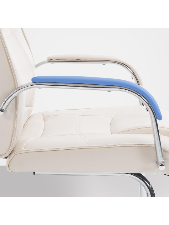 Set van 2 stoelen Attila, crème