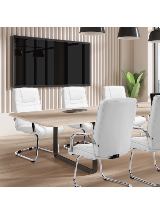 Set van 2 stoelen Attila, wit