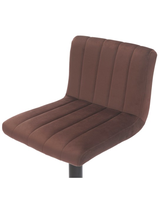 Barkruk Jamie fluweel, bruin Barkruk Jamie fluweel, bruin