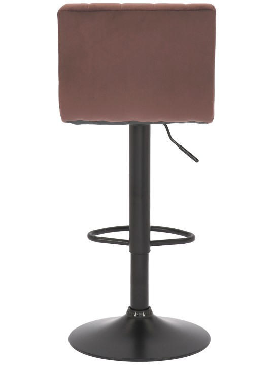 Barkruk Jamie fluweel, bruin Barkruk Jamie fluweel, bruin