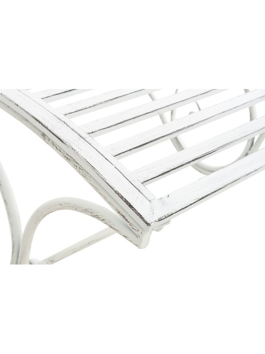 Tuinligstoel Amiens, antiek wit