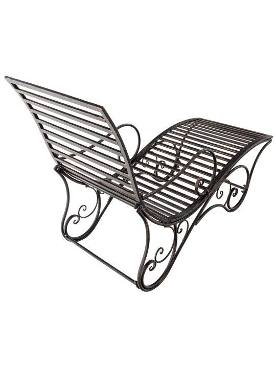 Tuinligstoel Amiens, brons