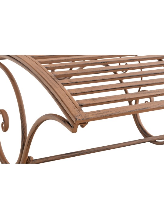 Tuinligstoel Amiens, antiek bruin Tuinligstoel Amiens, antiek bruin