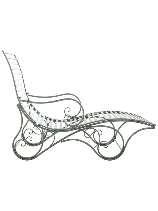 Tuinligstoel Amiens, antiek groen Tuinligstoel Amiens, antiek groen