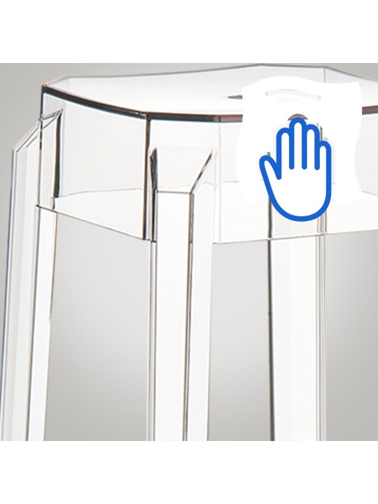 Barkruk Fox, transparant Barkruk Fox, transparant