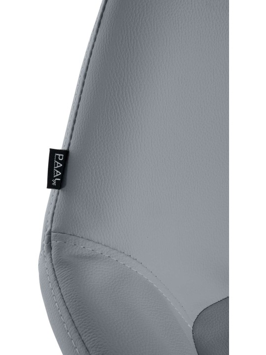 Barkruk Braga Goud kunstleer, grijs